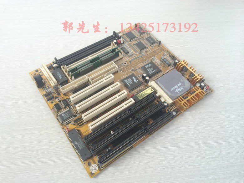 Original fit 586 Main board 3 ISA 4 PCI SEND CPU MEMORY SPARK MACHINE ADVERTISING MACHINE WIRE-Taobao