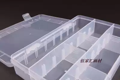 Sketch pencil case transparent pencil case can be placed pencil rubber knife extender paper brush, etc.