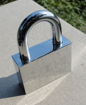(Shenji brand)Square blade padlock-thickened 60mm(Shenji Lock Industry-Hangzhou special distribution)
