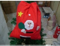 Middle number Christmas gift bag Santa Claus bag gift bag Christmas bag 30 * 40 cm