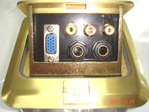 Fine Arts Electrician 120 type pop-up all-copper ground socket VGA 3 Lotus Double 6 35 Interface