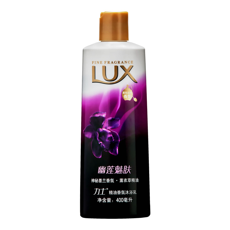 【天猫超市】Lux/力士精油香氛沐浴乳幽莲魅肤400ml持久香氛
