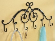 Spot hot iron hook wall hook hanging hanger clothes hook hanging bag rack Clothing hanging hook Bathroom clothes hanging rack