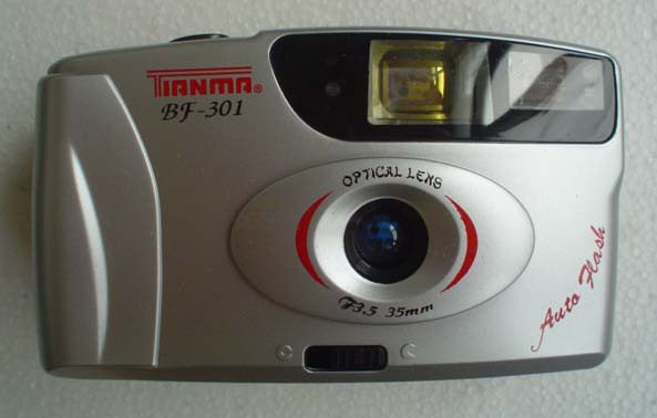Brand new stock old goods Tianma brand BF-301 point-and-shoot camera film camera nostalgic collection props