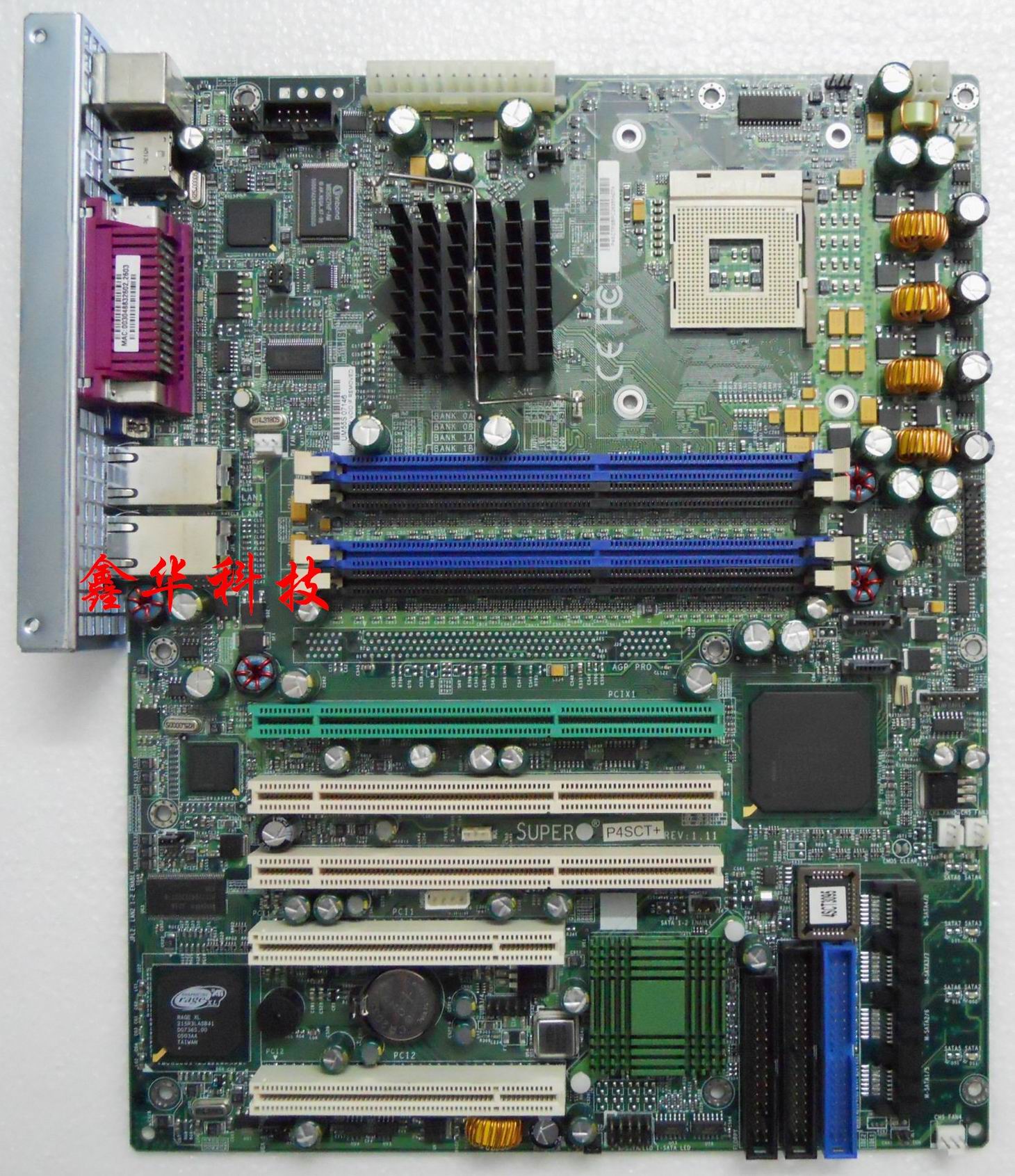 (Stock new) Ultra-micro P4SCT 478 soft routing firewall motherboard dual network card a large number of stocks