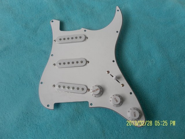 ST electric guitar alone single pick-up panel with pickup and knob