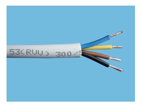 Wire and cable 1 square 4 core soft sheath line RVV4X1 signal line Power line Pure copper