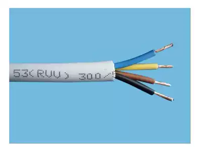 Wire and Cable 4 square 4 core soft sheath wire rvvv4x4 signal line power cord pure copper