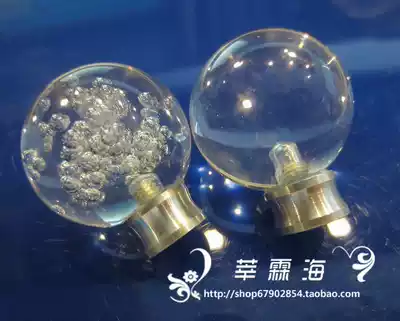 Bubble ball Asian acrylic handle Children's transparent crystal ball drawer handle Plastic pastoral Jane European modern handle