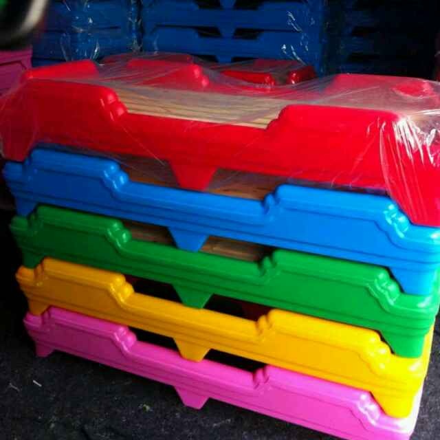 Kindergarten Special Bed Children Bed Plastic Wood Board Bed Toddler Beds Infant Bed Solid Wood Bed Students Nap Bed