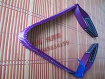 1T1M purple hoisting belt sling flat sling flexible hoisting belt hoisting belt lifting accessories