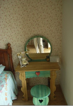(Yesterdays country) pink romantic dressing table European dressing table solid wood dressing table customized