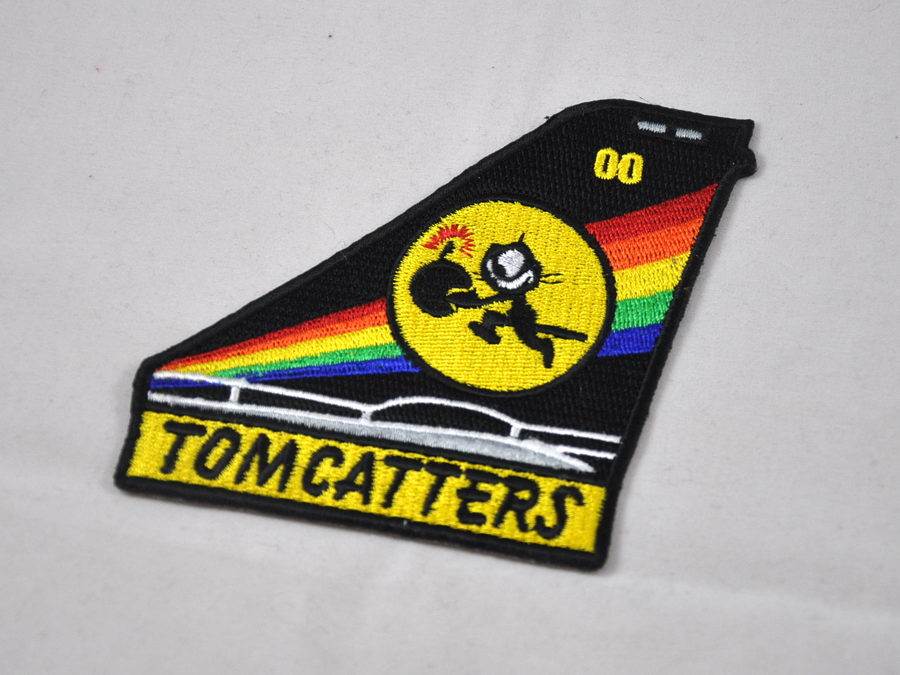 VF-31 Tomcat man TOMCATTERS aviation captain CAG F-14 vertical tail vertical tail badge