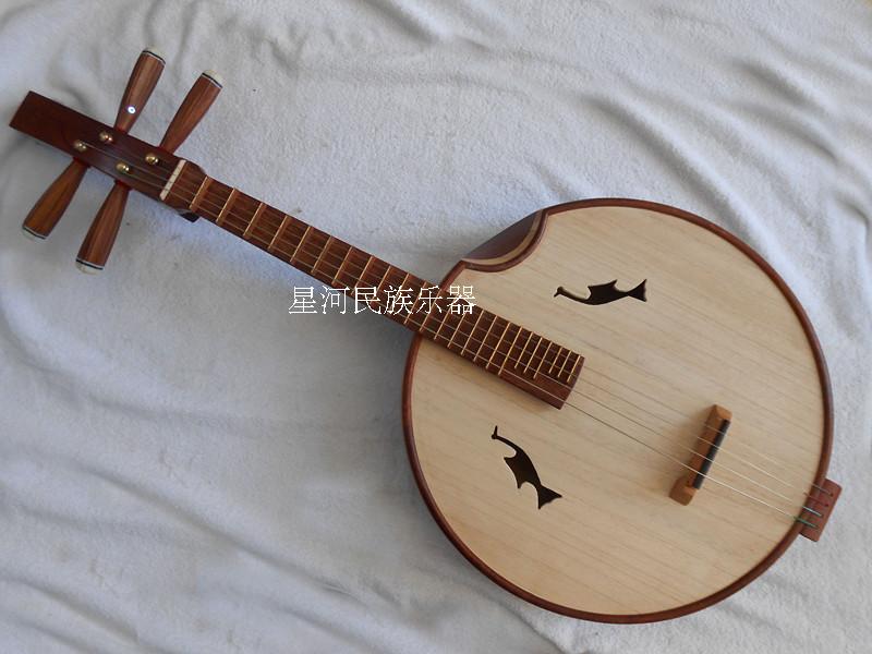 Sour branch wood shell carving Zhongruan professional mahogany with piano box pick Weihua brand factory direct price discount