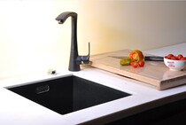 Quartz stone granite sink single Xiancai basins explosion crowd pots quartz stone basin single quartz single Basin