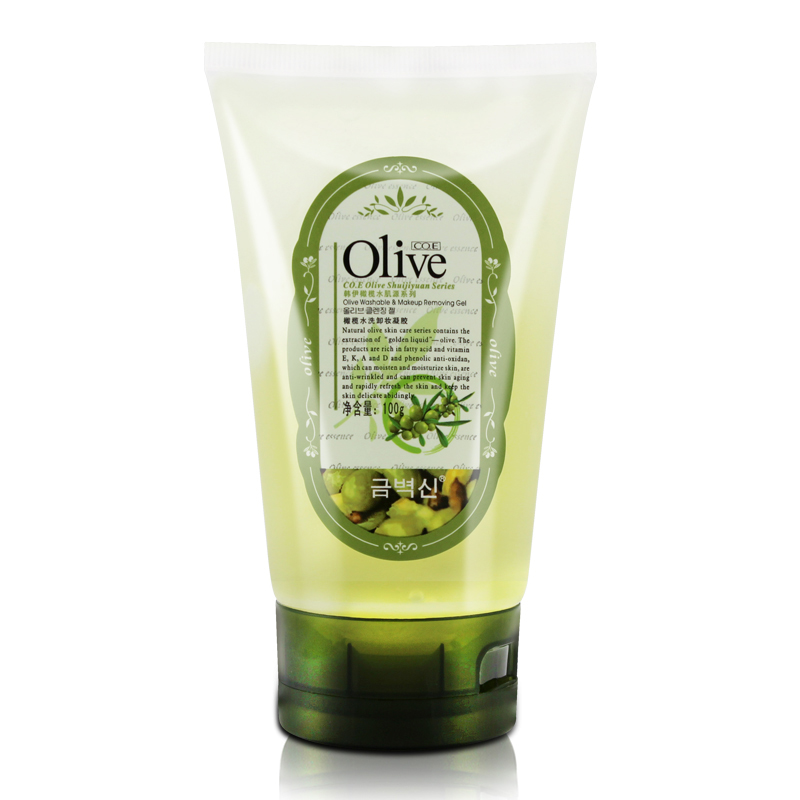 正品韩伊橄榄olive水洗卸妆凝胶100g深层清洁温和洁面卸妆油乳膏