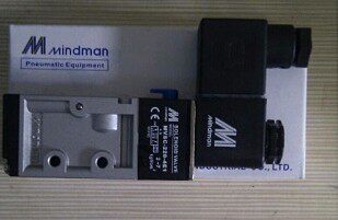 Originally installed Taiwan Ginware Mindman solenoid valve MVSC-220-4E1 Five-mouth two-position single coil MVSD