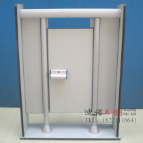 Public toilet partition accessories hardware toilet connector pure aluminum true color Roman column Cassino set