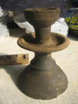 Antique store Crown Han Dynasty early ceramic oil lamp 21 cm * mouth diameter 7 cm bottom 13cm