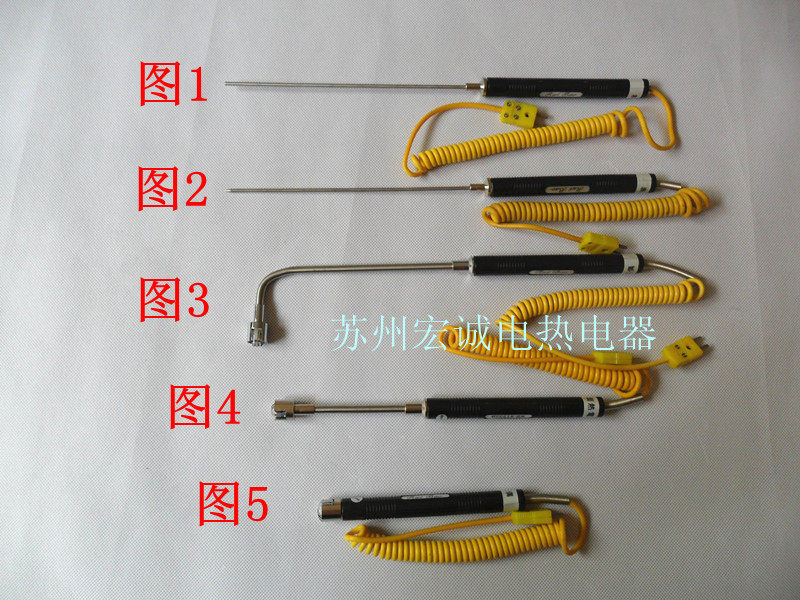 Surface thermocouple handheld temperature measuring probe temperature sensor thermometer probe