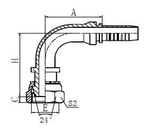 Hose withholding joint Tubing joint Hydraulic joint 20491-26-10