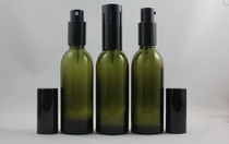 60ml yellow gray slender with nozzle emulsion bottle eye cream bottle essence bottle spray bottle glass bottle