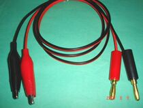 Electronic Components Experimental Wiring Banana plug Convert Clip Connection 1 5m)