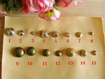 Handmade leather luggage hardware accessories round bag foot nail bottom nail decoration nail bucket foot nail bubble nail 4 start