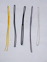 Hangtag plastic soft needle hanging line clothing sling rope small hanging grain hand needle leather rope full color