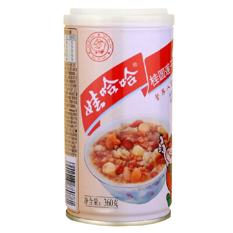 【天猫超市】娃哈哈桂圆莲子八宝粥360g/罐 方便速食休闲小吃