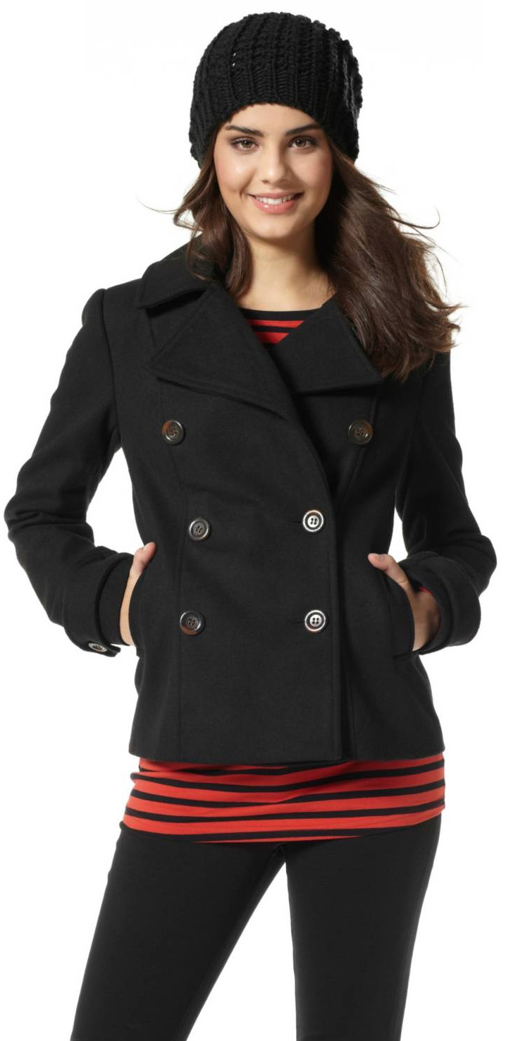 Купить Женское Полупальто Черное