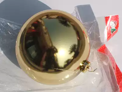 15cm Christmas ball Christmas ornament mirror plating matte bright ball glitter decorative wave ball