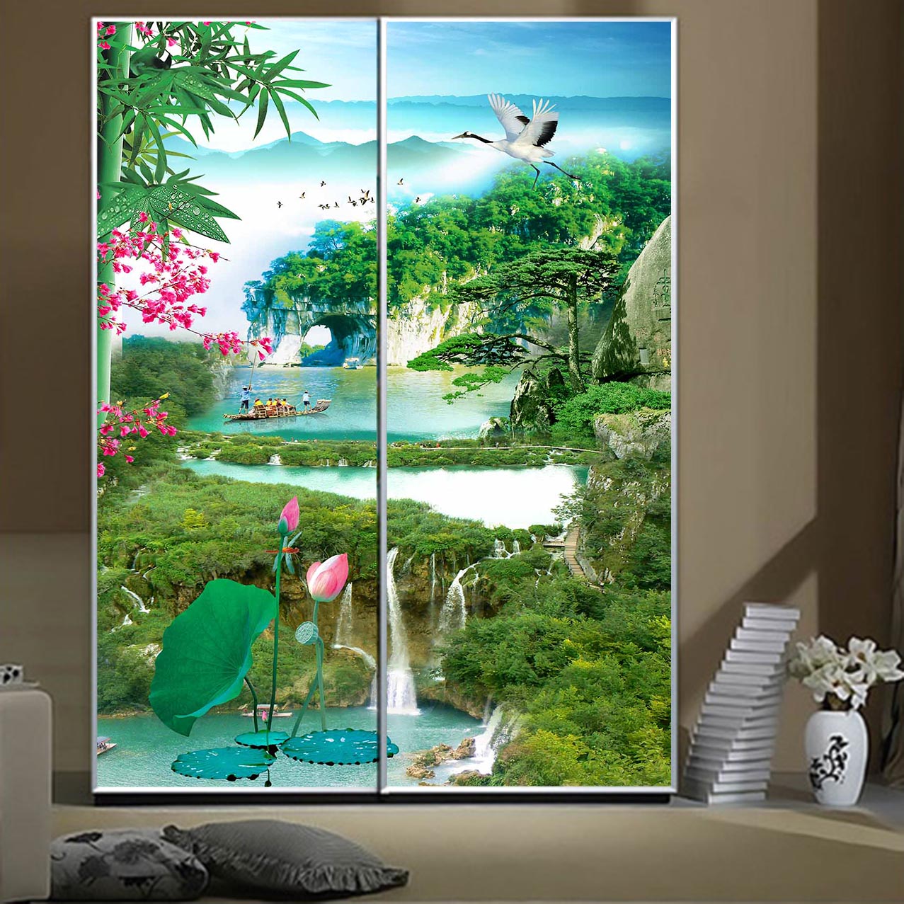 MS����ɽˮ��������ֽSHE-XJ-282H