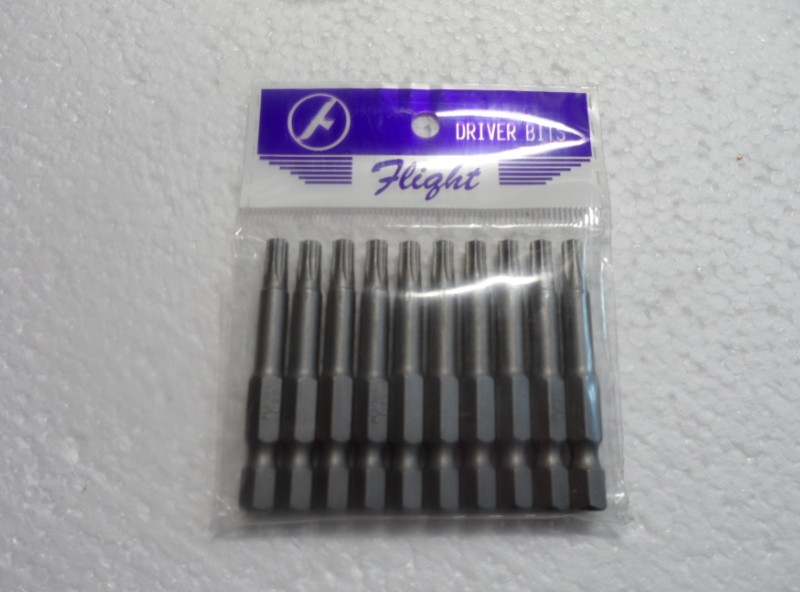 Taiwan FLIGHT plum T25 batch nozzle head with magnetic hexagon pneumatic screwdriver head S2 steel pneumatic screwdriver head