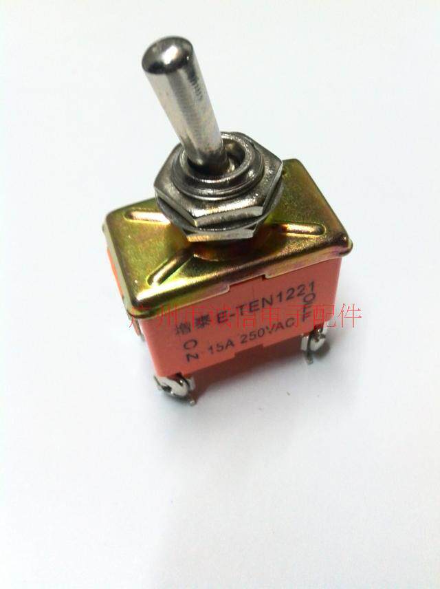(Four feet and two gears) Taiming Zengtai switch E-TEN1221 15A 250VAC button switch