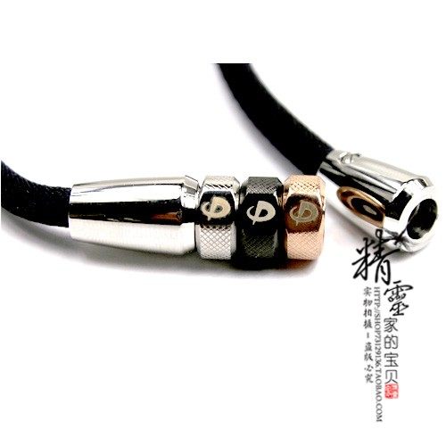 Japan F1 Racing Edition EVO Sport Titanium Circle Neck Ring Health Necklace Health Necklace Cervical titanium Item Circle