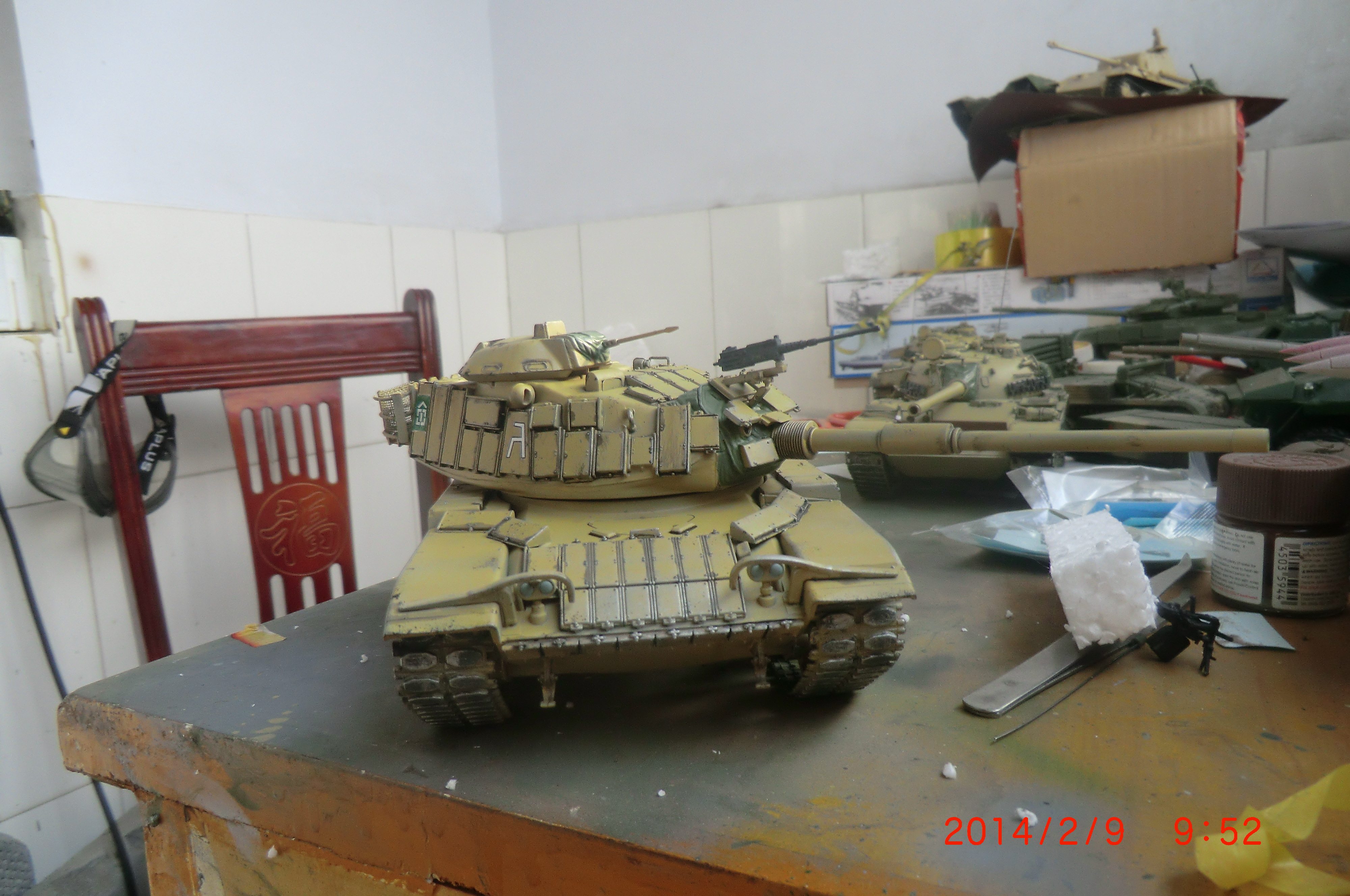 Small number hand 80106 m60 main battle tank finished product model Generation Israel version (package plate)