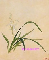 Su embroidery Chinese style Suzhou characteristic handmade DIY embroidery kit Simple and easy to learn material foundation Beginner orchid