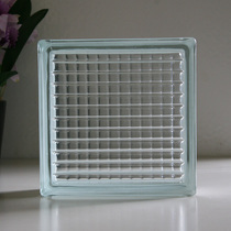 Enlarged glass brick parallel grain glass brick partition entrance