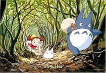 Out of print spot Japan imported Ensky puzzle Hayao Miyazaki jigsaw chincho forest dense trail (300 pieces)