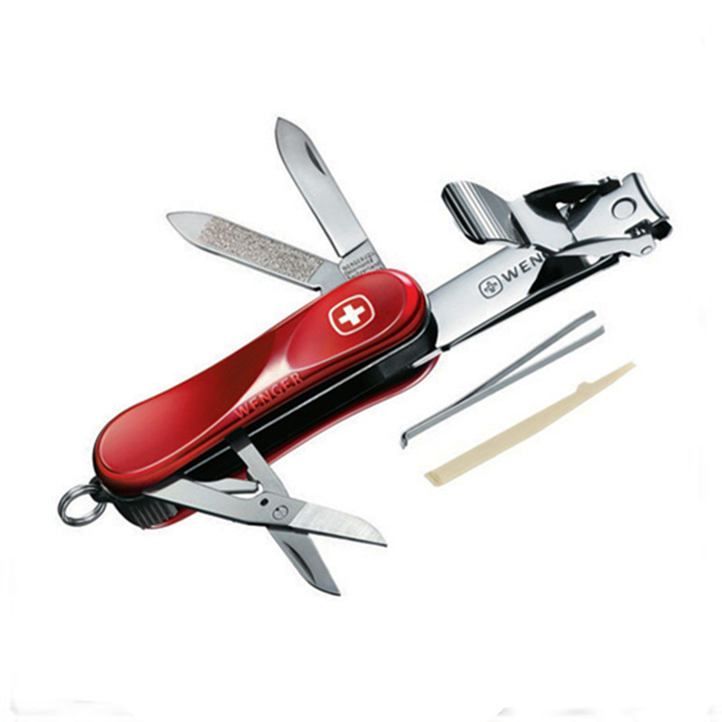 Swiss Army Knife Wenger Wigo Nail Clipper Pliers Nail Clip 580 red spot