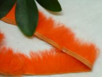 DIY Clothing Ingredients Orange Yellow Wool Strips Width 0 5CM Mao Peak Length 3 5CM Price 3 8 Yuan Mie