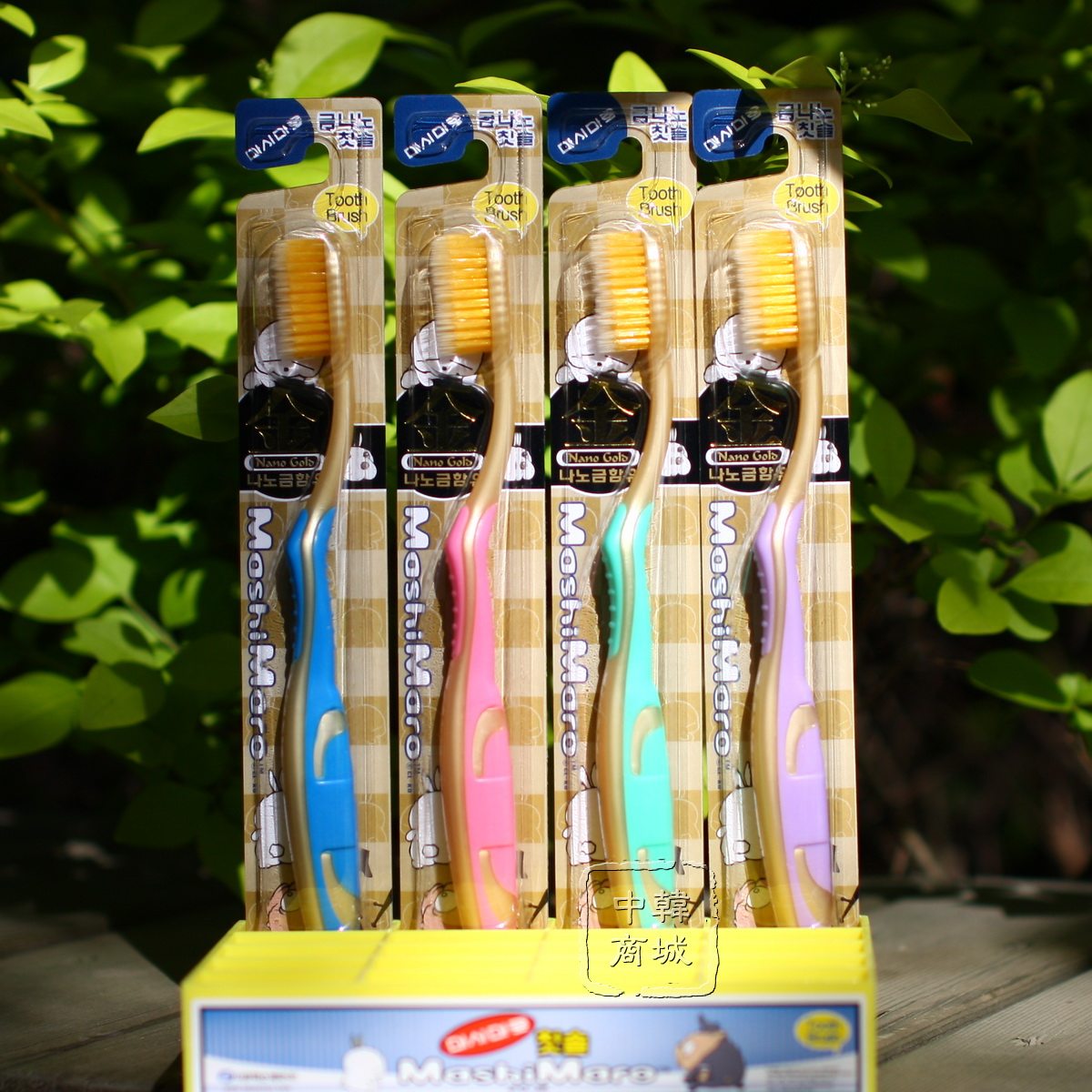 Купить Зубная щетка Южная Корея зубная щетка нищеброды кролик нано золото  зубная щетка антибактериальная анти-неприятный запах изо рта двойной слой  ультра-тонкой зубной щетки Mashimaro в интернет-магазине с Таобао (Taobao)  из Китая, низкие