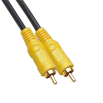 Choseal Akihabara Q-706 Lotus rca one video line av audio line pure copper 1 5-30 meters