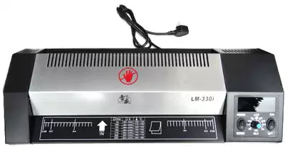 Leisheng sealing machine scallop machine LM-330i large A3 photo scallop machine large rubber roller cold laminating 