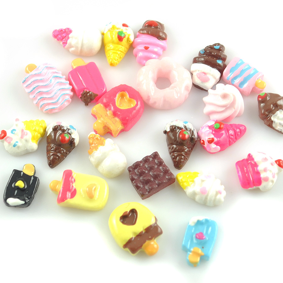 美甲饰品指甲饰品 新娘日系美甲用品可爱卡通树脂系列DIY美甲