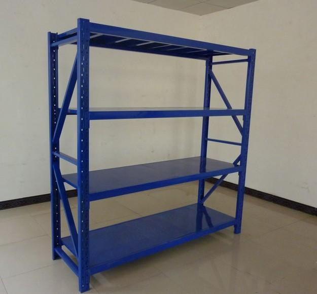 Medium storage shelf Guangxi warehouse light metal laminate display rack warehouse custom rack clothing Beihai