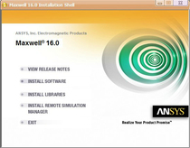 Ansys Maxwell 16 32 64位版 全功能 原Ansoft Maxwell