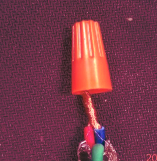 Spiral - type wire cap Safety chain cap P73P3 X 500 only pack orange only