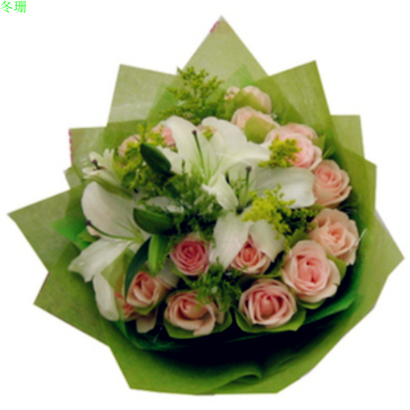 3.8妇女节百合香槟玫瑰儋州领导生日同城鲜花速递琼海文昌太谷县